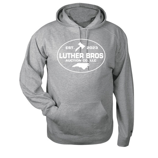 LBAC Fleece Hooded Sweatshirt Heather Grey