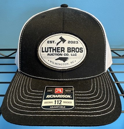 LBAC Richardson 112 Black/White Trucker Cap